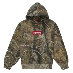 Supreme Box Logo Hooded Sweatshirt Real tree camo